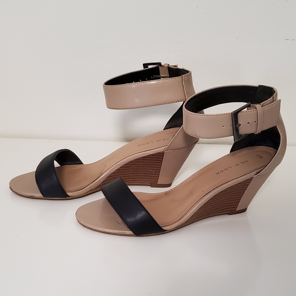 Color Block Wedge Heels - Picture 2 of 8